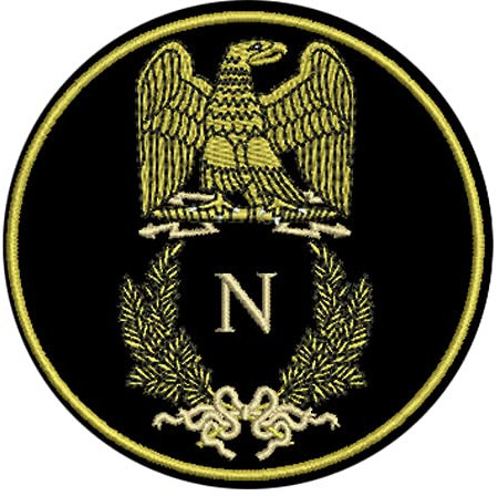 napoleon bonaparte abeille embleme drapeau france francais lys empereur empire ecusson 8,5cm patche insigne corse