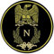 napoleon bonaparte abeille embleme drapeau france francais lys empereur empire ecusson 8,5cm patche insigne corse