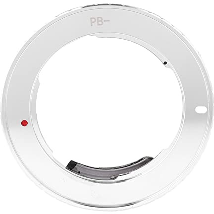 Topiky Adapter für Objektivhalterung,PB Adapterring für elektrisches Objektiv für Praktica PB-Mount Objektiv für EF-Mount DSLR-Kamera,unterstützt den AV-Modus/manuellen Fokus/Fokus Unendlich