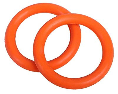 QHP elastische Ringe Color für Sicherheits-Steigbügel (Orange)