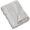 UGG Erie Blanket – Cable Knit Faux Fur Accent Throw – Fully Reversible Oversized Wrap Cozy Blanket – 50” x 70” - Seal