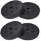 Trintion Standard Weight Plates Set 10kg x 2 Dumbbell Lifting Training Plates for Home Gym Increase Muscle Endurance Fitness Exercise Equipment