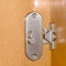 Verrou de porte coulissante à 90 degrés avec boucle à angle droit