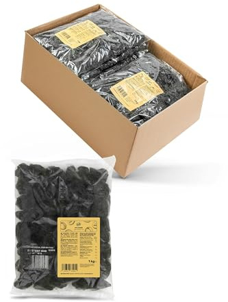 KoRo - Prugne secche denocciolate 10 x 1 kg - prugne essiccate senza nocciolo - senza zolfo, senza conservanti e non dolcificato