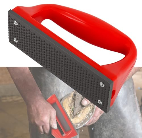 Wadoy Mini Hoof Rasp for Horses, Farrier Rasp for Goat Feet Hooves, Portable Hoof Trimming Tool, Ergonomic Grip to Removes Excess Hoof for Foals, Goats, Ponies & Donkeys Other Animals