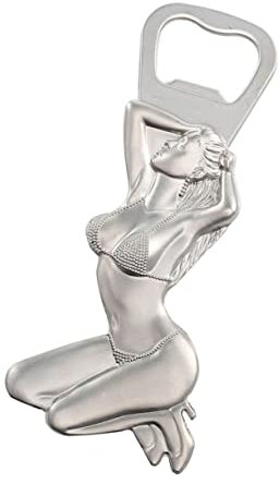 YARNOW Beauty-flaschenöffner Campinggeschenke Weinöffner Aus Metall Kühlschrank Aufkleber Neuheit Flaschenöffner Kühlschrankmagnet Kermit Bieröffner Magnetisch Frau Zinklegierung