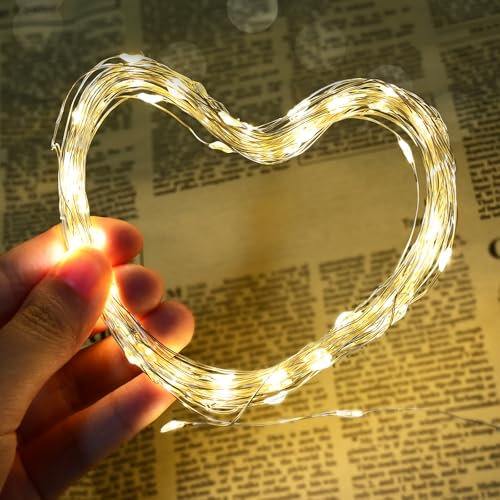 FREMON Guirnalda Luces, 8 Modos de Iluminación Luz Navidad, Impermeable Cadena Luces Exterior e Interior, Función de Memoria Luces de Hada para Decoración Habitación, Árbol, Boda, Jardín(2Pack 5M)