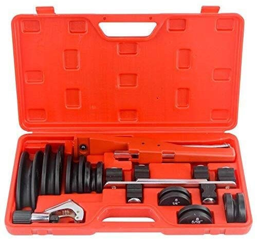 6-22 mm HVAC Kältetechnik Manueller Kupferrohrbieger Rohrschneider Rohrbieger mit Nylom Former Biege 1/4'bis 7/8 Zoll Crimpwerkzeug Langlebig (Size(inch) : Formers in inch)