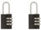 ABUS Hangslot Code 145/20 Schwarz (Packung mit 2)