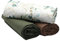 VmG-Store 1,5m Baumwollstoff Set Designstoff + 2x Uni farblich abgestimmt 100% Baumwolle Material Auswahl (Eukalyptus Weiß Set05)