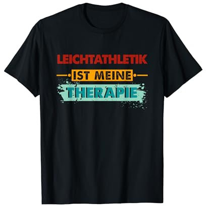 Lustiges Retro Therapie Leichtathletik T-Shirt