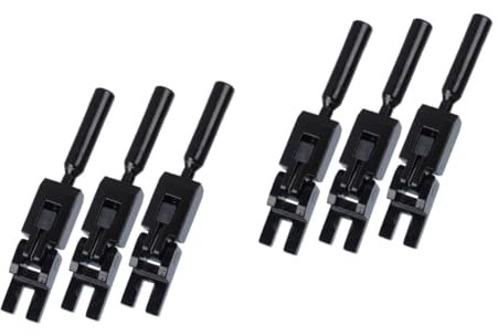 ibasenice 6stücke Teiliges Gitarre Tremolo Bridge Double Locking System Mit Gesperrten Saiten-sätteln Schwarz Hochwertige Metallteile Für Optimale Stimmstabilität Und Verbesserten