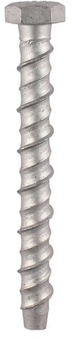 Thunderbolt Anchor Bolt Hex Head Multi Fix Masonry Concrete Bolts (Pack of 20, 50, 100, 200) (20, 6x100)