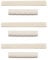 Fegtrtyoa 3X Classical Guitar Bone Slotted Saddle Nut Set