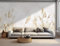 Vlies Tapeten Wandtapete Pflanzen Und Gras Wandbild Wohnzimmer Wanddekoration Fototapete 3D Tapete Effekt 200X140Cm