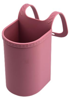 Portavasos de silicona multifuncional, antideslizante, con aislamiento, manga inferior, organizador portátil de grado alimenticio