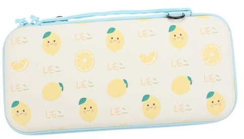 TOYANDONA Carry Case Fruit Pattern Storage Bag Portable Game Console Bag Easy Zipper Unique Design