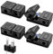 4 Stück Magnetic Cable Clips mit Klebestreifen, Ladekabel Magnetische Kabel Organizer Lagerung Halter, Kabelhalter Selbstklebend Kabel Organizer Selbstklebend für Schreibtisch (Schwarz)