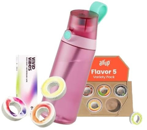 Borraccia Gen2 AIR UP (Rosa) + 8 pod In Omaggio