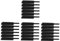 Angoily 4 Sätze Schranktürpresse Türverriegelungen Hardware Nadelfeilen System Für Schranktüren Magnetischer Schranktürriegel Mit Zug Magnetverschluss Türmagnete Abs Black 6 Stück * 4