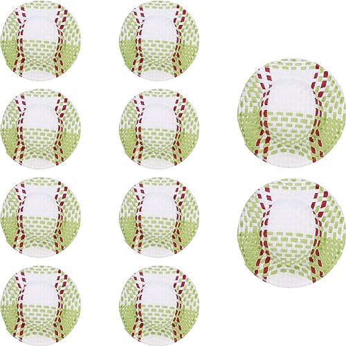 Abaodam Puppen-strohhüte 20-teiliges Set Miniatur-Strohhut Für Spielzeug Zum Basteln Und Dekorieren