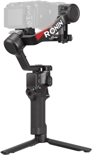 DJI RS 4, stabilizzatore Gimbal a 3 assi per fotocamere DSLR e mirrorless Canon/Sony/Panasonic/Nikon/Fujifilm, blocco dell'asse automatico, joystick a 2 modalità, bracci dell'asse in teflon, gimbal