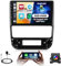 [2+64G] Android Autoradio pour Peugeot 406 1999-2004 avec Wireless Carplay Android Auto, 9 Pouces Touchscreen Radio Voiture avec Bluetooth/GPS/Caméra Arrière/FM/WiFi/SWC/26UI