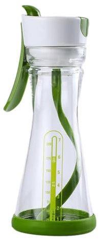 GREOHNMPAW Salad Dressing Bottle Convenient Homemade Vinaigrette Leakproof 200ml Easy Pouring Salad Dressing Mixer Container Mixing