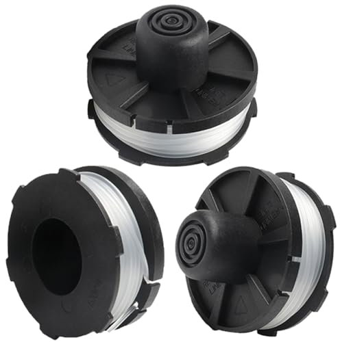 3 Stück Trimmer Spule,Ersatzfadenspule,Rasentrimmer Spule,Ersatzspule Rasentrimmer Spule,Fadenspulen,Kompatibel mit Makita DUR181, DUR181Z, DUR181RF 195858-1/1961416-9