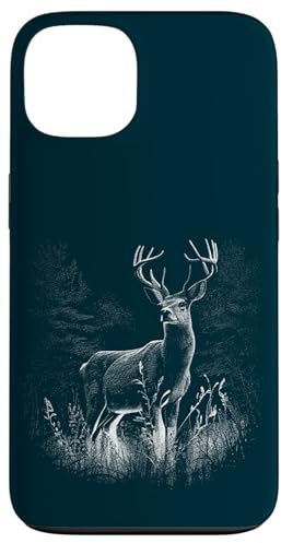 Hirsch im Wald Natur Tiere Hirschliebhaber Hülle für iPhone 13