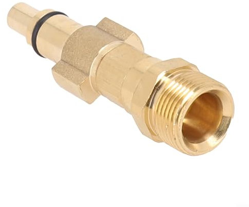 Gdfnmogo Adaptateur à baïonnette en laiton, filetage M22, pour lances de nettoyeur haute pression Parkside, adaptateur à baïonnette en laiton M22 filetage mâle pour Lavor