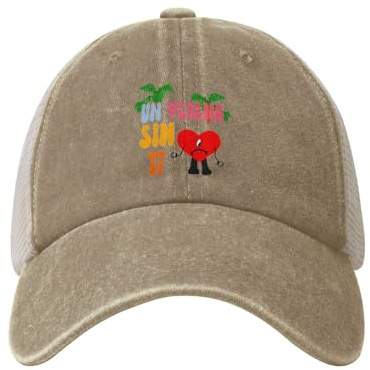 Kopie von Sad Heart Bad Bunny Verano Sin Ti Cap Mode Casual Baseball Caps Verstellbarer Hut Hip Hop Unisex Baseball Hüte