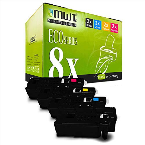 8X Kraft Office Supplies Toner für Dell E 525 w ersetzt Kartuschen Patronen