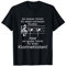 Klarinettisten großer Schritt Klarinette Orchester Design T-Shirt