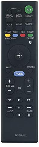 RMT-AH240U Replaced Remote fit for Sony Soundbar Speaker HT-CT790 SA-WCT790 SA-CT790 HT-NT5 SA-NT5 SA-WNT5 HT-XT2 HTCT790 SAWCT790 SACT790 HTNT5 SANT5 SAWNT5 HTXT2