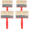4 Pack Fence Brush Paint Decking Brush Timber Block Brush 120 mm and 150 mm for All Types of Painting Job