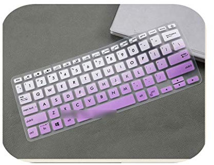 Gradualpurple - Funda de teclado para Asus Vivobook 14 X412 X412U X412Ua X412F X412Fl X412Fj X412Da X412Ub 14 pulgadas