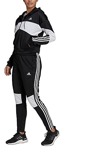 Adidas W Bold Block TS, Tuta da Ginnastica Donna, Black, S