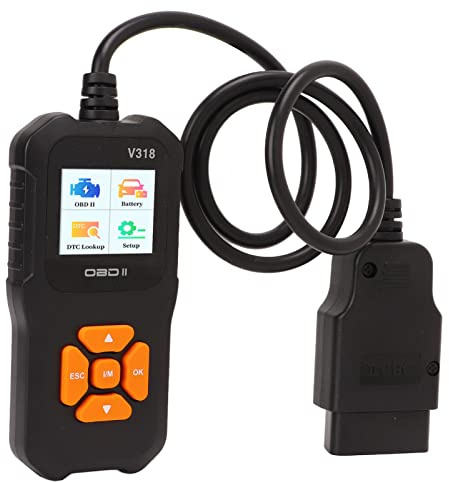 Escáner OBD2, Pantalla Color 1.8 Pulgadas y 10 Idiomas Compatibles, Herramienta Diagnóstico Automotriz Avanzada for Mecánicos Profesionales, Talleres y Aficionados al Mantenimiento Vehicular