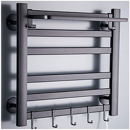 VVLXRIC Scalda Asciugamani Elettrico, con Timer Impermeabile A 360 Gradi Scalda Asciugamani Elettrico Bagno, Termoarredo Elettrico da Parete,580x485mm