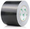 BOMEI PACK Universal - Ruban Adhésif Toilé Noir, Heavy Duty Duct Tape 100MM x 50M pour les travaux de réparation, fixation, de scellage, d'étiquetage et de rénovation