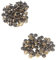 Trimming Shop Juego de 100 remaches de cuero de doble tapa para manualidades, bolsos, cinturones, bolsos, zapatos, ropa, reparación y reemplazo, 7 mm, bronce