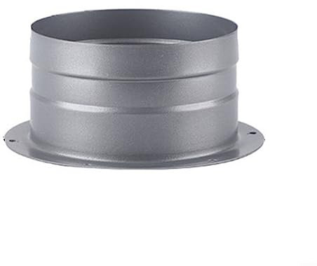 URPIZY 3-8 Zoll Metall Flansch Entlüftungsrohr Fitting Wand Luftrohr Schlauch Flansch Adapter Lüftungsrohrverbinder, 100 mm