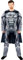 Yummy Bee - Superman Costume Adult - Halloween Costumes for Men - Superhero Justice League Snyder Edition Costume Men - Fancy Dress Licensed Superman Movie Outfit (L - 42/44)