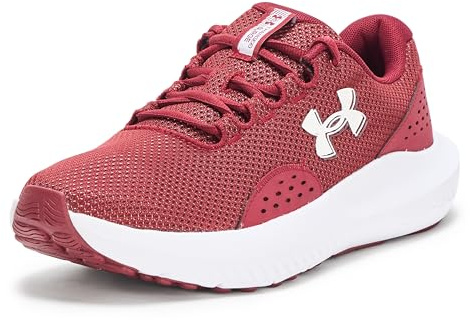 Under Armour Men's Charged Surge 4 Sneaker, (625) Cardinal/Cardinal/White, 10