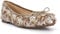 Dune Ladies Hallo Charm-Detail Ballet Shoes Size UK 6 Flat Heel Ballet Pumps Beige