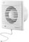 Cazooo 100 mm Ventilateur d'extraction d'air silencieux pour salle de bain,avec minuterie et interrupteur à cordon,cuisine, WC, garage, cave, avec minuterie, 34 dB,blanc