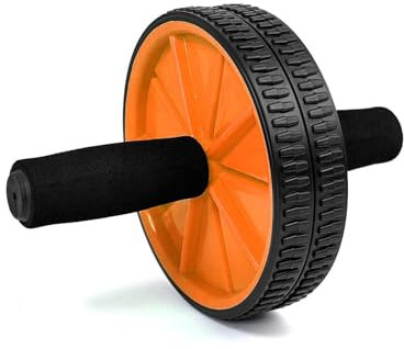 OcioDual Bauchroller Bauchmuskeltrainer, Bauchtrainer Roller, Sportgeräte Zuhause, Bauch Trainingsgerät, Abdominal Wheel, Core, Bauchroller mit Griff, AB Wheel, Orange