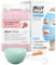 Soleneva Peel Off Maske Gesicht mit Rosengelee, Straffende und Feuchtigkeitsspendende Gesichtsmaske Hautpflege, Face Mask Für Strahlende Haut Feine Poren, Jelly Mask Powder Gesichtsmaske Frauen(Rosa)