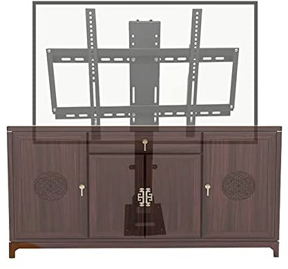 IUokLU TV-Ständer TV-Wandhalterung elektrischer TV-Lift automatischer Lift TV-Halterung für Zuhause Büro und unterwegs in weniger als 40 Sekunden kann im,
